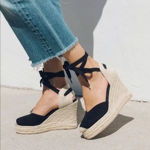 Soludos Mallorca Platform Wedge Espadrille 9.5